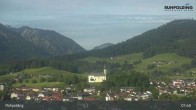 Archiv Foto Webcam Panorama Ruhpolding: Ort und Berge 07:00