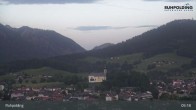 Archiv Foto Webcam Panorama Ruhpolding: Ort und Berge 04:00