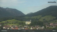 Archiv Foto Webcam Panorama Ruhpolding: Ort und Berge 08:00