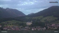 Archiv Foto Webcam Panorama Ruhpolding: Ort und Berge 04:00