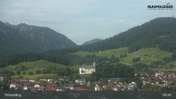 Archived image Ruhpolding - Video Webcam Village and Mountains 08:00
