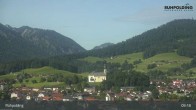 Archiv Foto Webcam Panorama Ruhpolding: Ort und Berge 08:00