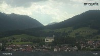 Archiv Foto Webcam Panorama Ruhpolding: Ort und Berge 14:00