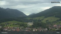 Archiv Foto Webcam Panorama Ruhpolding: Ort und Berge 18:00