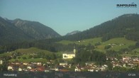 Archiv Foto Webcam Panorama Ruhpolding: Ort und Berge 06:00