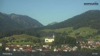 Archiv Foto Webcam Panorama Ruhpolding: Ort und Berge 07:00