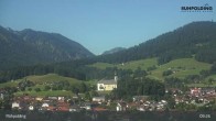 Archiv Foto Webcam Panorama Ruhpolding: Ort und Berge 08:00