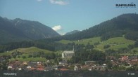 Archiv Foto Webcam Panorama Ruhpolding: Ort und Berge 10:00