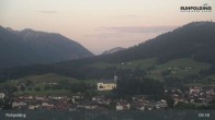 Archiv Foto Webcam Panorama Ruhpolding: Ort und Berge 04:00