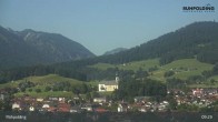 Archiv Foto Webcam Panorama Ruhpolding: Ort und Berge 08:00