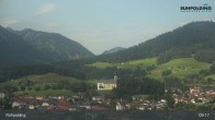 Archiv Foto Webcam Panorama Ruhpolding: Ort und Berge 08:00