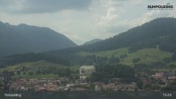 Archiv Foto Webcam Panorama Ruhpolding: Ort und Berge 12:00