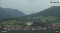 Archiv Foto Webcam Panorama Ruhpolding: Ort und Berge 14:00