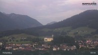 Archiv Foto Webcam Panorama Ruhpolding: Ort und Berge 04:00