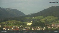 Archiv Foto Webcam Panorama Ruhpolding: Ort und Berge 06:00