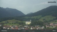 Archiv Foto Webcam Panorama Ruhpolding: Ort und Berge 08:00