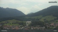 Archiv Foto Webcam Panorama Ruhpolding: Ort und Berge 12:00