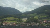 Archiv Foto Webcam Panorama Ruhpolding: Ort und Berge 10:00