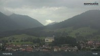 Archiv Foto Webcam Panorama Ruhpolding: Ort und Berge 14:00