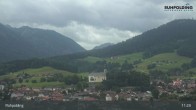 Archiv Foto Webcam Panorama Ruhpolding: Ort und Berge 10:00