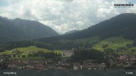 Archiv Foto Webcam Panorama Ruhpolding: Ort und Berge 12:00
