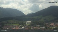 Archiv Foto Webcam Panorama Ruhpolding: Ort und Berge 12:00