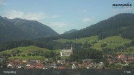 Archiv Foto Webcam Panorama Ruhpolding: Ort und Berge 10:00
