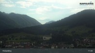 Archiv Foto Webcam Panorama Ruhpolding: Ort und Berge 16:00