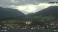 Archiv Foto Webcam Panorama Ruhpolding: Ort und Berge 18:00