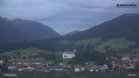 Archiv Foto Webcam Panorama Ruhpolding: Ort und Berge 04:00