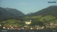 Archiv Foto Webcam Panorama Ruhpolding: Ort und Berge 07:00