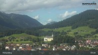 Archiv Foto Webcam Panorama Ruhpolding: Ort und Berge 08:00
