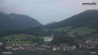 Archiv Foto Webcam Panorama Ruhpolding: Ort und Berge 02:00
