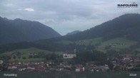 Archiv Foto Webcam Panorama Ruhpolding: Ort und Berge 20:00