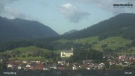 Archiv Foto Webcam Panorama Ruhpolding: Ort und Berge 08:00
