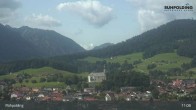 Archiv Foto Webcam Panorama Ruhpolding: Ort und Berge 10:00