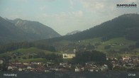 Archiv Foto Webcam Panorama Ruhpolding: Ort und Berge 07:00