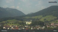 Archiv Foto Webcam Panorama Ruhpolding: Ort und Berge 08:00