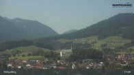 Archiv Foto Webcam Panorama Ruhpolding: Ort und Berge 10:00