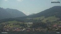 Archiv Foto Webcam Panorama Ruhpolding: Ort und Berge 12:00