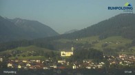 Archiv Foto Webcam Panorama Ruhpolding: Ort und Berge 07:00