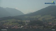 Archiv Foto Webcam Panorama Ruhpolding: Ort und Berge 12:00