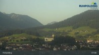 Archiv Foto Webcam Panorama Ruhpolding: Ort und Berge 06:00