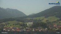 Archiv Foto Webcam Panorama Ruhpolding: Ort und Berge 10:00