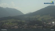 Archiv Foto Webcam Panorama Ruhpolding: Ort und Berge 14:00