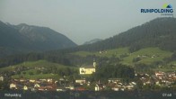 Archiv Foto Webcam Panorama Ruhpolding: Ort und Berge 07:00