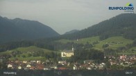 Archiv Foto Webcam Panorama Ruhpolding: Ort und Berge 08:00