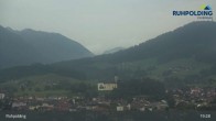 Archiv Foto Webcam Panorama Ruhpolding: Ort und Berge 18:00