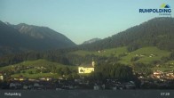 Archiv Foto Webcam Panorama Ruhpolding: Ort und Berge 06:00