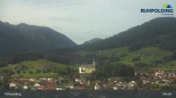 Archiv Foto Webcam Panorama Ruhpolding: Ort und Berge 09:00